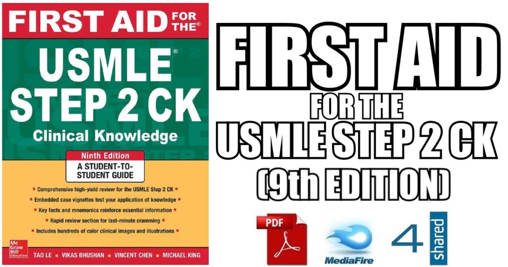 First Aid for the USMLE Step 2 CK 9th Edition PDF Free Download