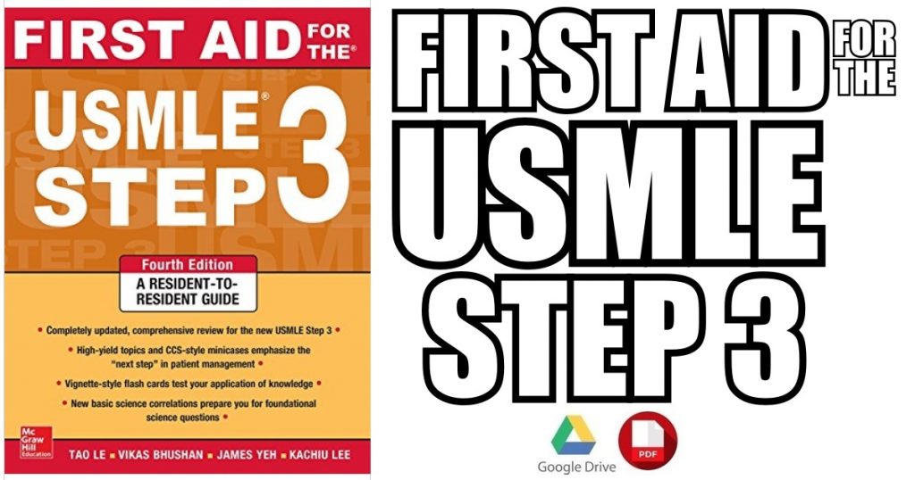 First Aid for the USMLE Step 3 4th Edition PDF Free Download