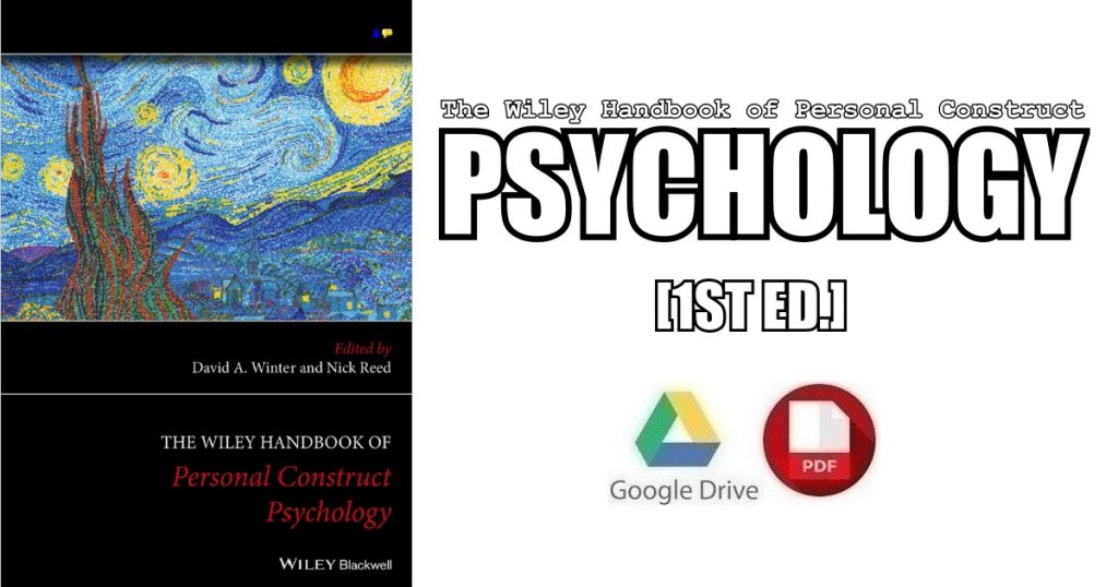 The Wiley Handbook Of Personal Construct Psychology PDF Free Download