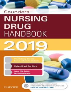 Saunders Nursing Drug Handbook 2019 PDF