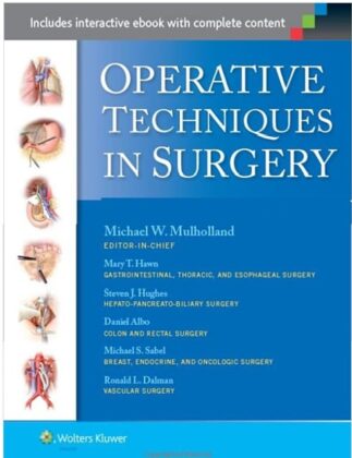 Operative Techniques in Surgery PDF Free Download [Direct Link]