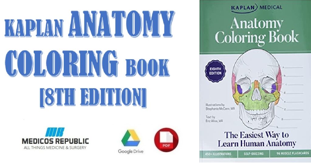 Anatomy Coloring Book (Kaplan Test Prep) 8th Edition PDF