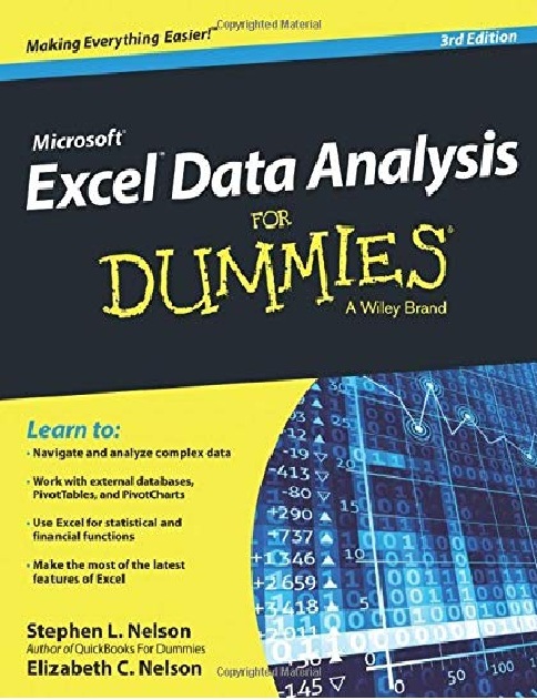 Excel Data Analysis For Dummies PDF Free Download Direct Link 