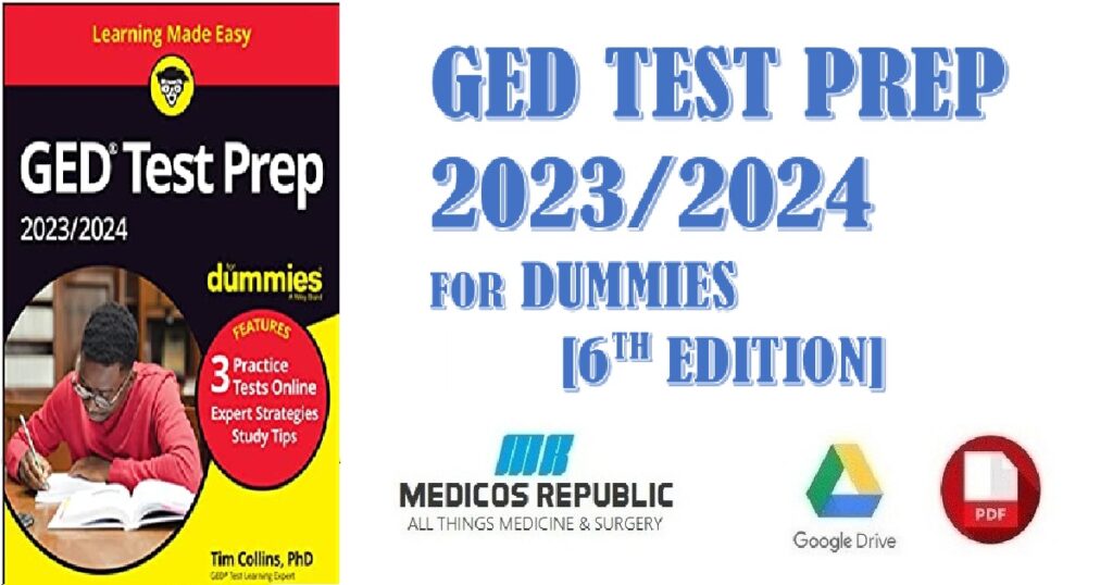 GED Test Prep 2023/2024 For Dummies PDF Free Download